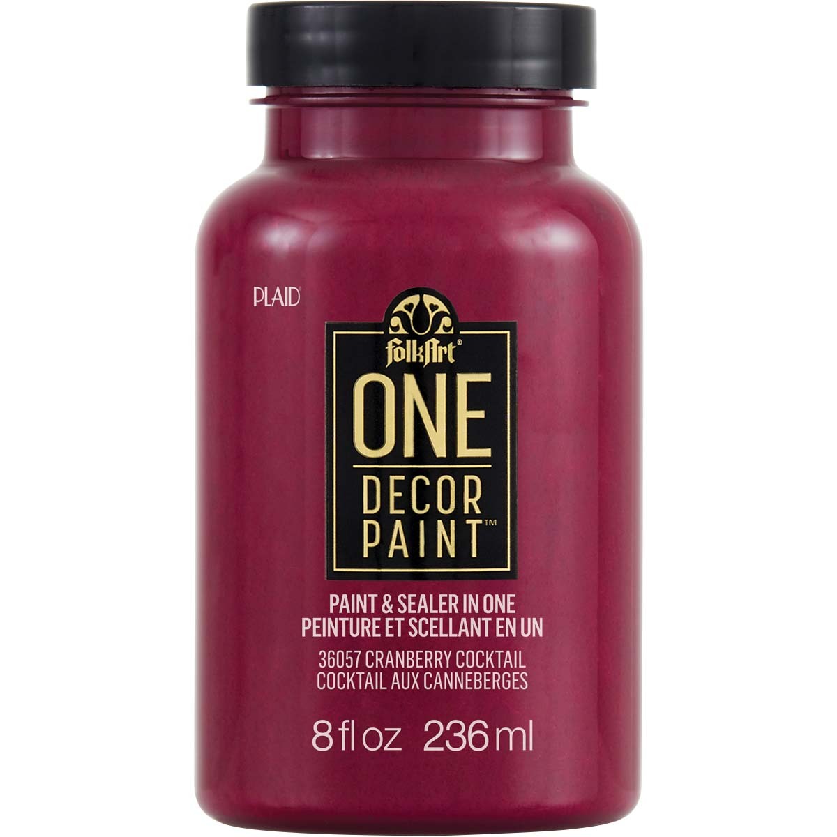 7636057-plaid-folkart-236ml-one-decor-paint-eggshell-finish-cranberry