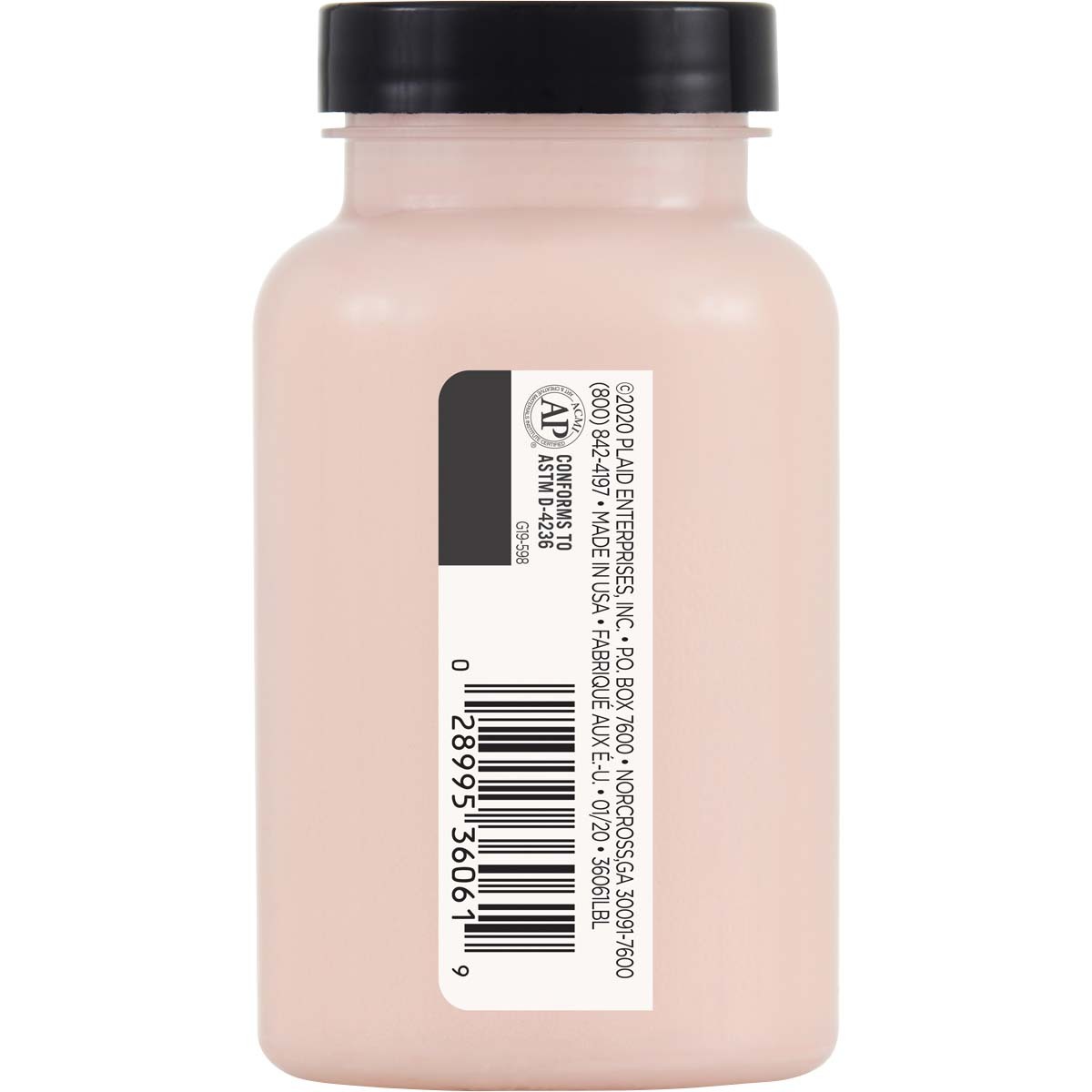 7636061-plaid-folkart-236ml-one-decor-paint-eggshell-finish-blossom