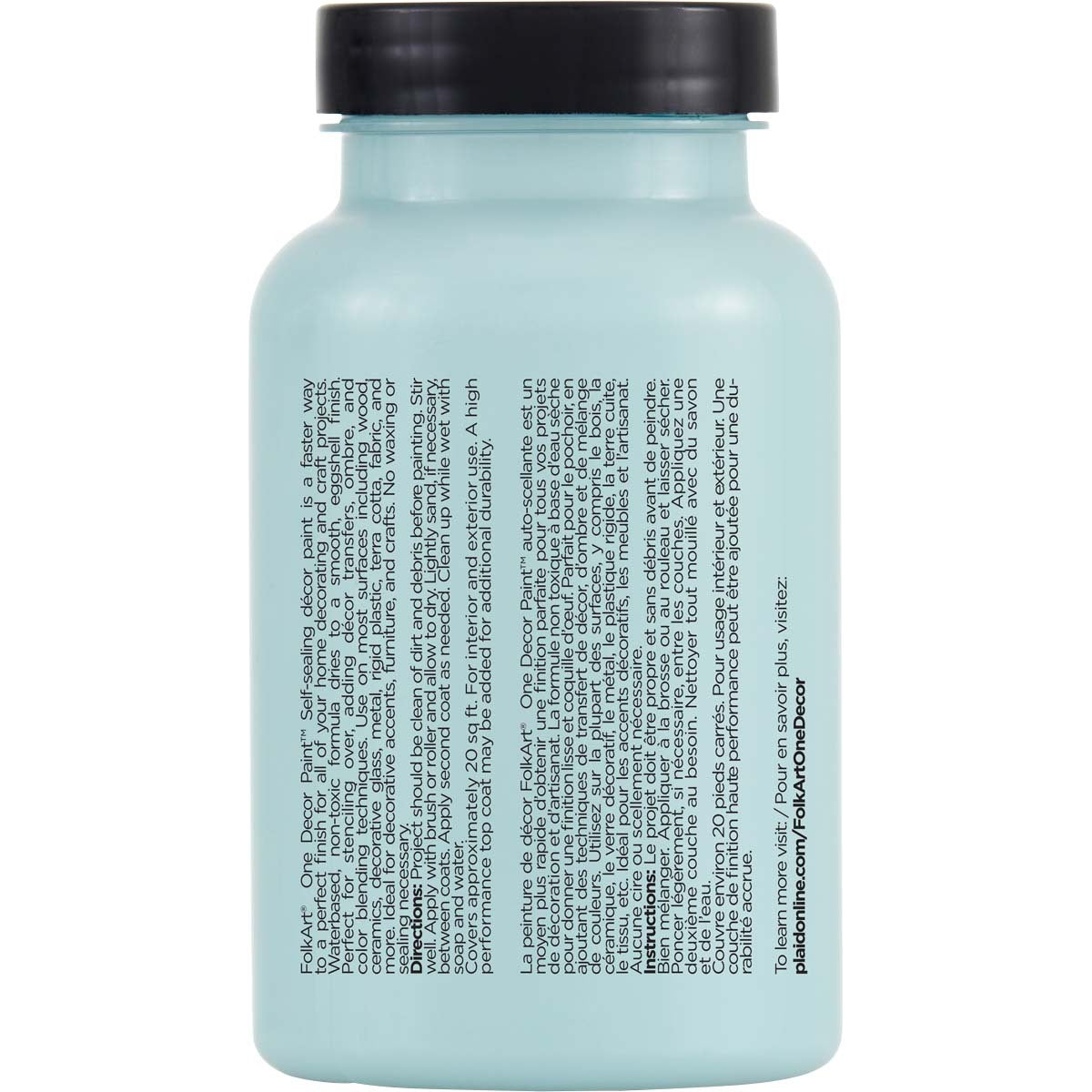 7636067-plaid-folkart-236ml-one-decor-paint-eggshell-finish-iced-turquoise