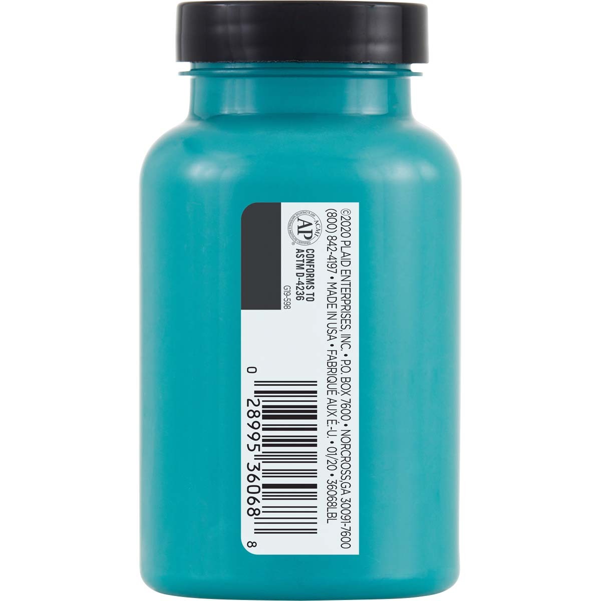 7636068-plaid-folkart-236ml-one-decor-paint-eggshell-finish-arctic-teal