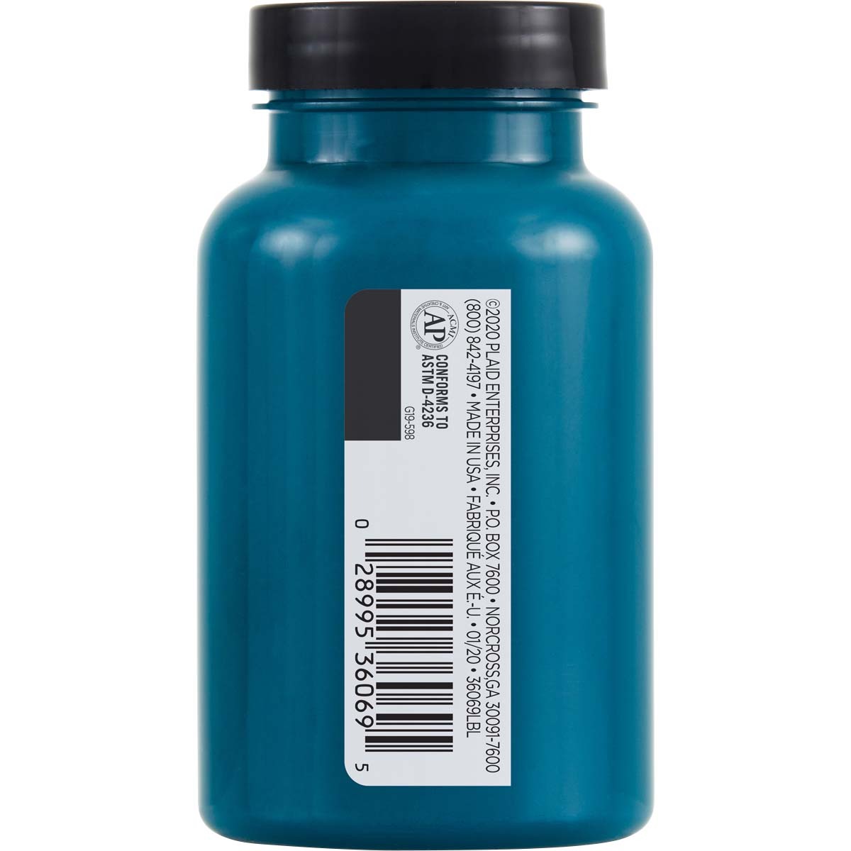 7636069-plaid-folkart-236ml-one-decor-paint-eggshell-finish-atlantic-blue
