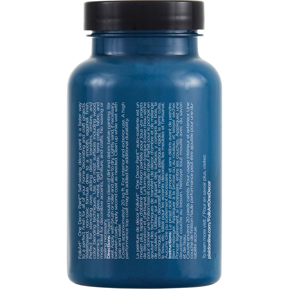 7636070-plaid-folkart-236ml-one-decor-paint-eggshell-finish-nightfall