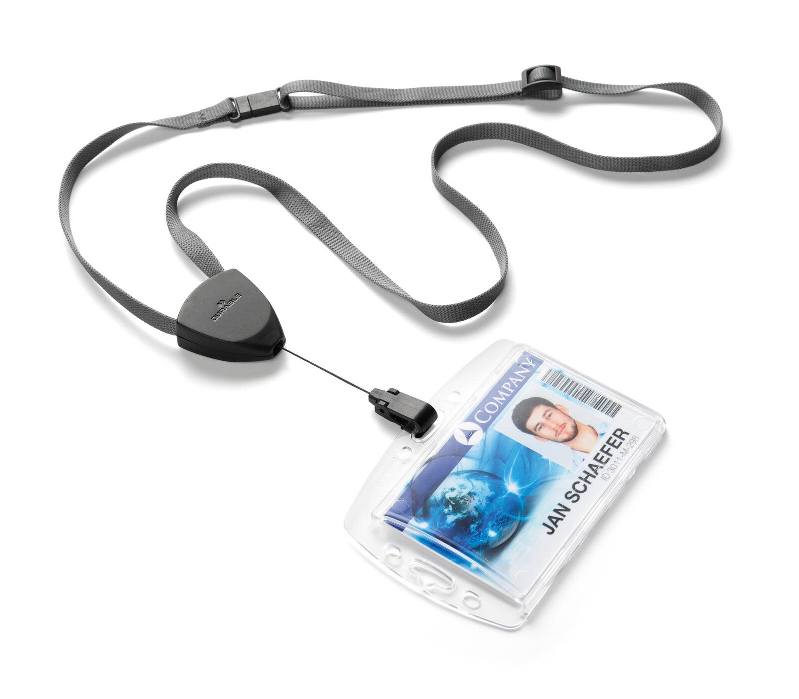 830901-10pk-durable-textile-lanyard-flex-w-badge-reel-black