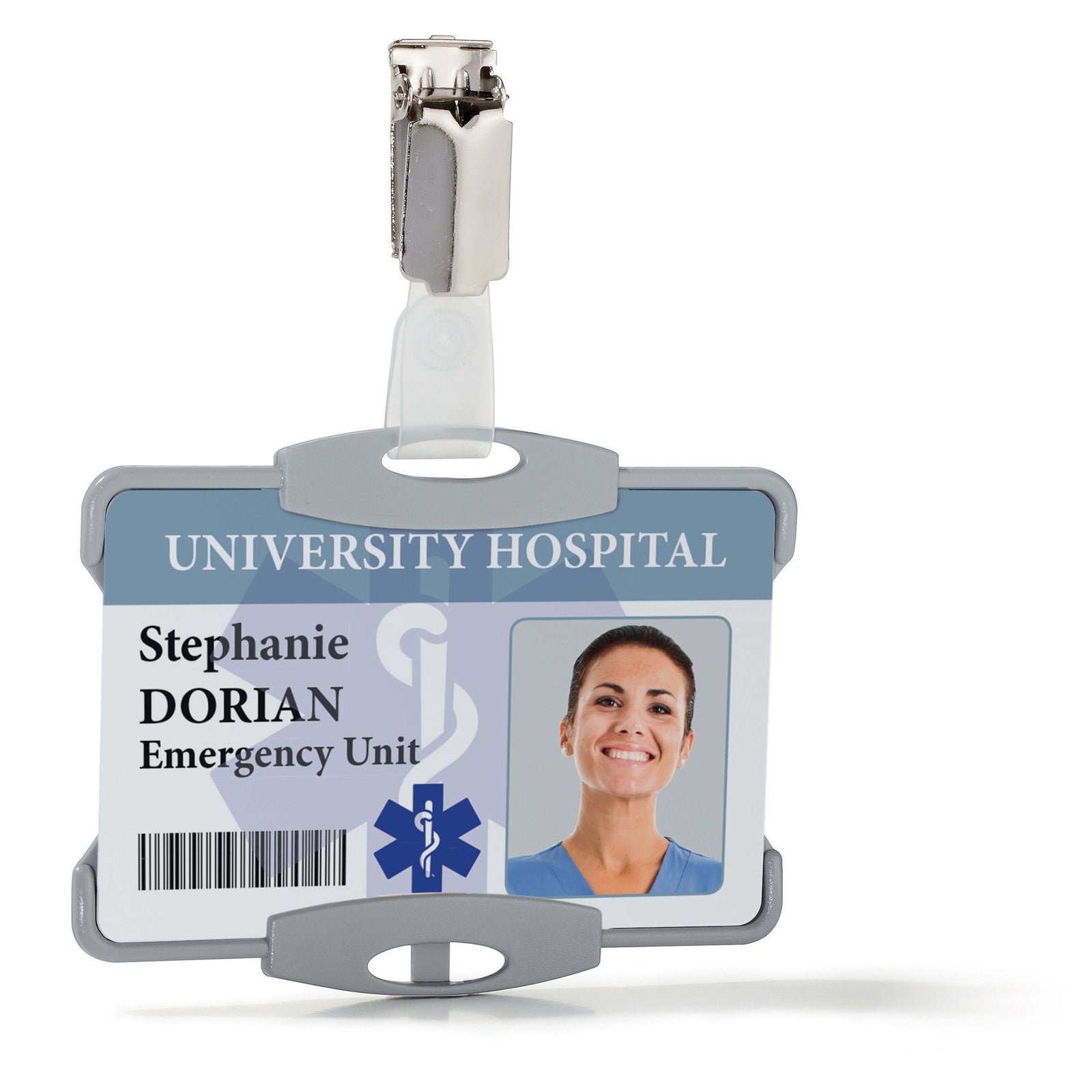 841810-25pk-durable-bact-o-clean-8-7cm-open-card-holder-grey