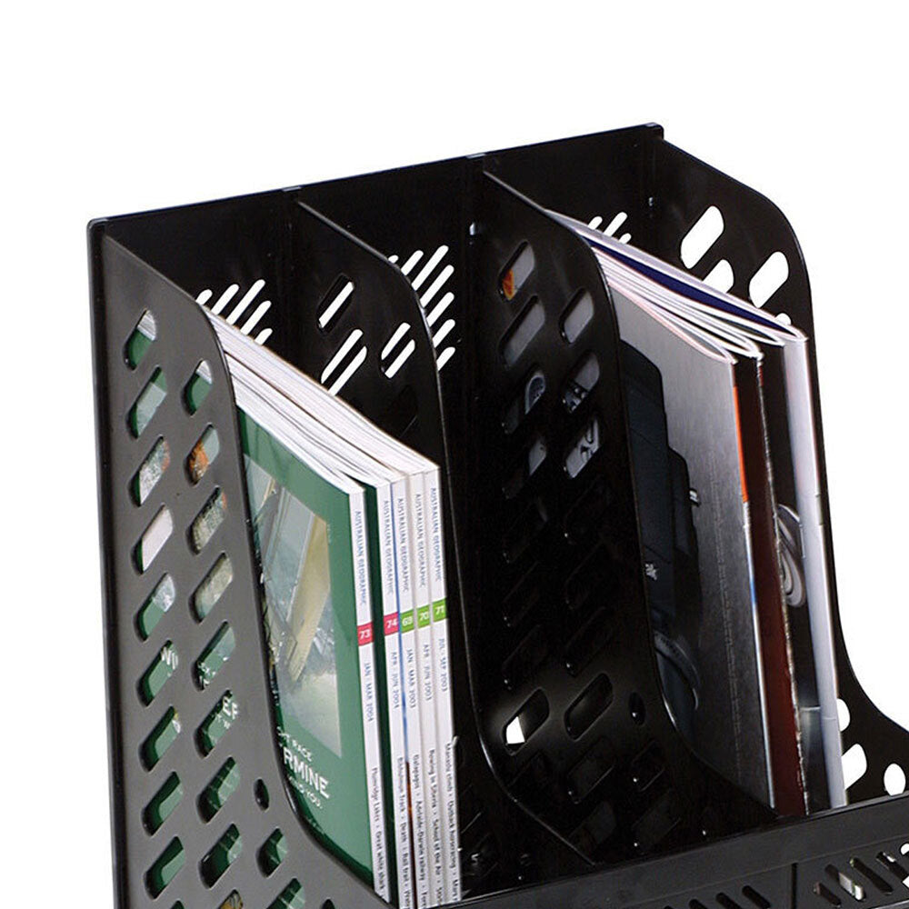 864100-marbig-magazine-3-section-rack-black