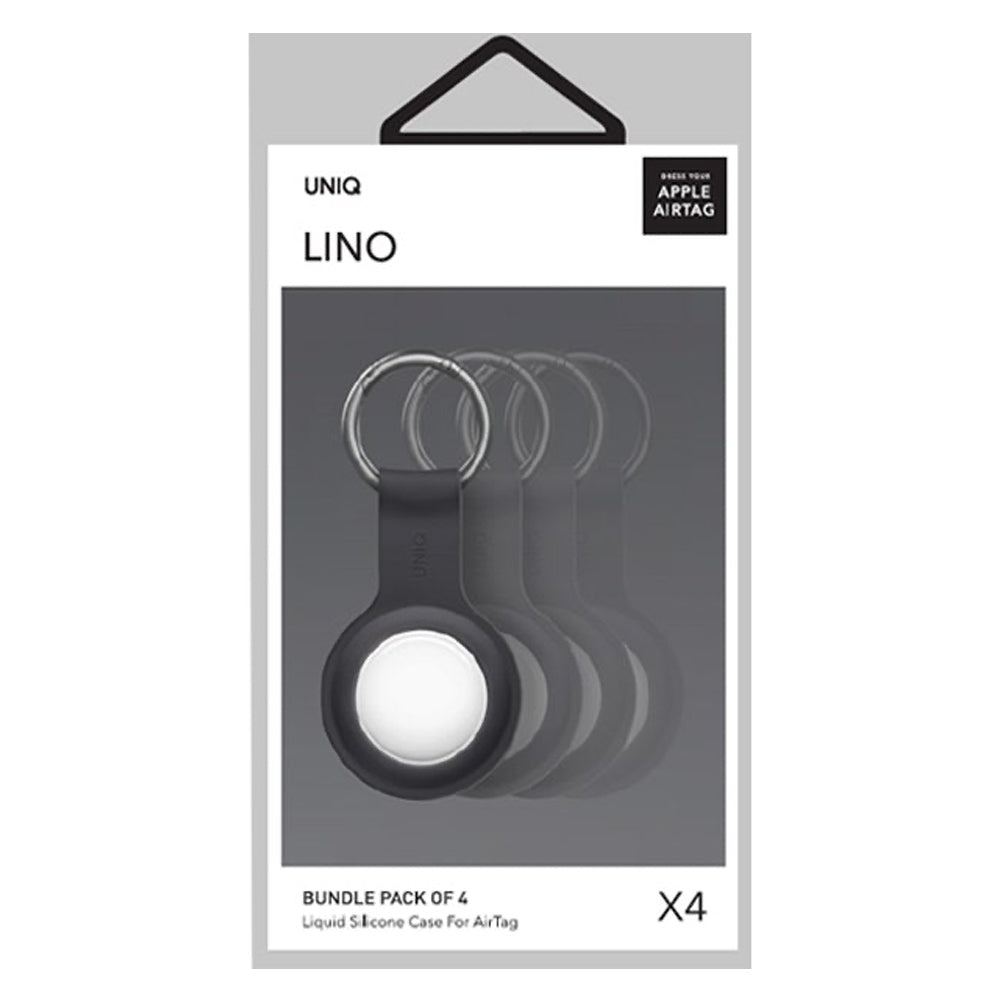 8886463677391-4pc-uniq-lino-silicone-airtag-keyring-case-grey-w-film