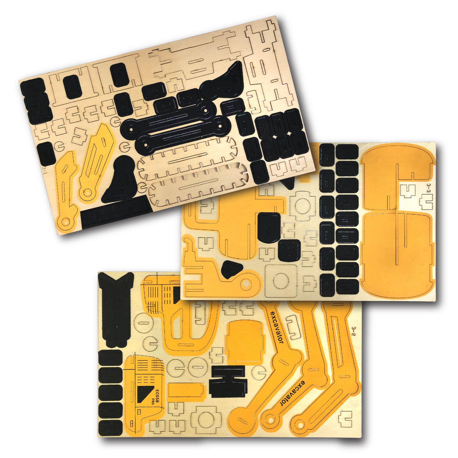 90002-121pc-steam-diy-wood-puzzle-craft-project-excavator-kids-toy-8y