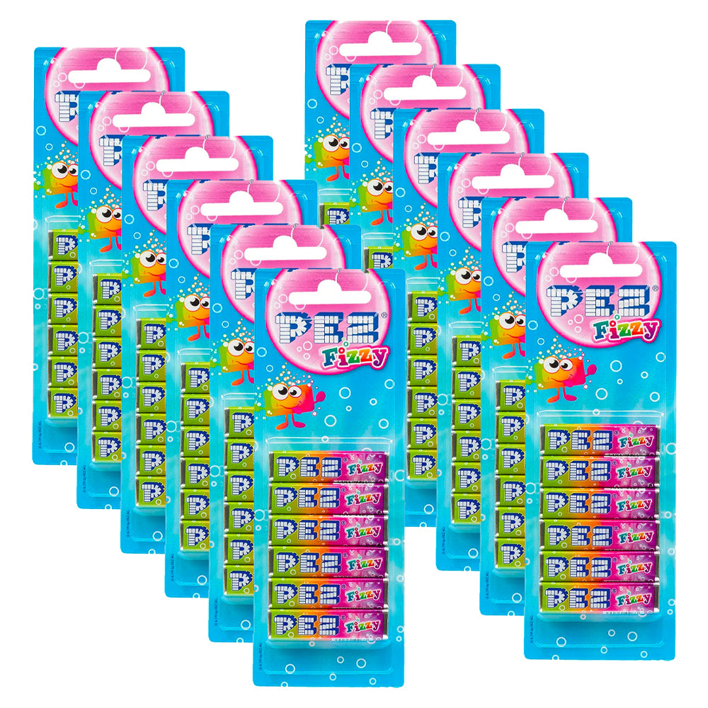 90601-12x-8pc-pez-fizzy-fruit-flavour-hard-candy-refill-confectionery-8-5g