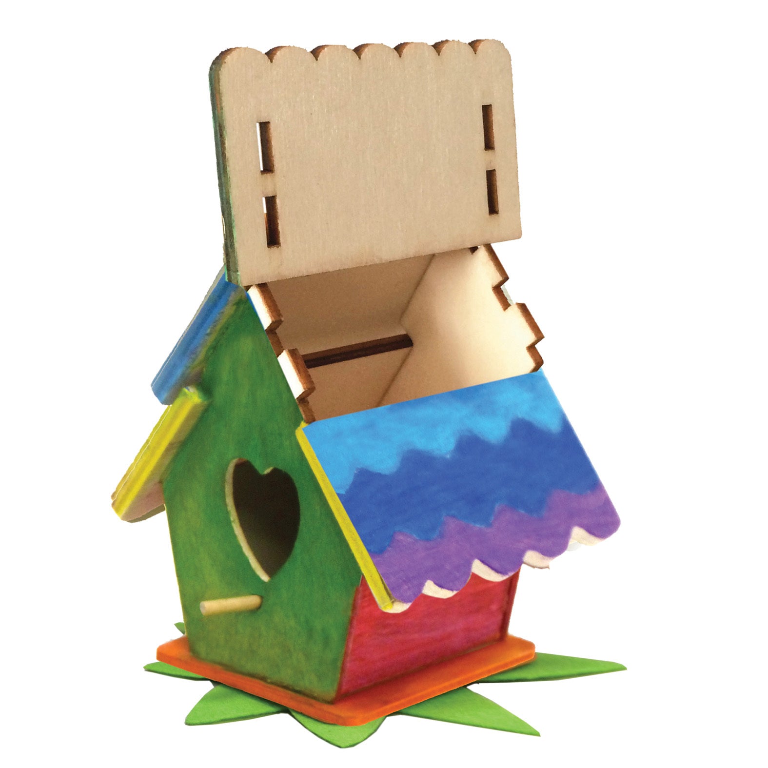 Boyle Crafty Kits Build & Paint Wooden Birdhouse Kids 5y+