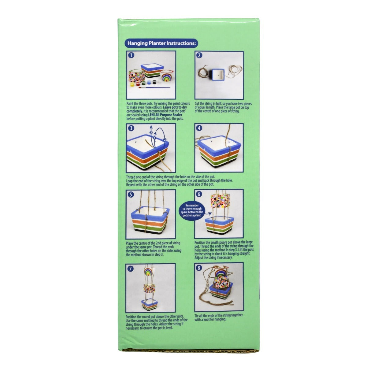 Crafty Kits Hanging Planter Paint Set DIY Arts/Craft Kids 6y+