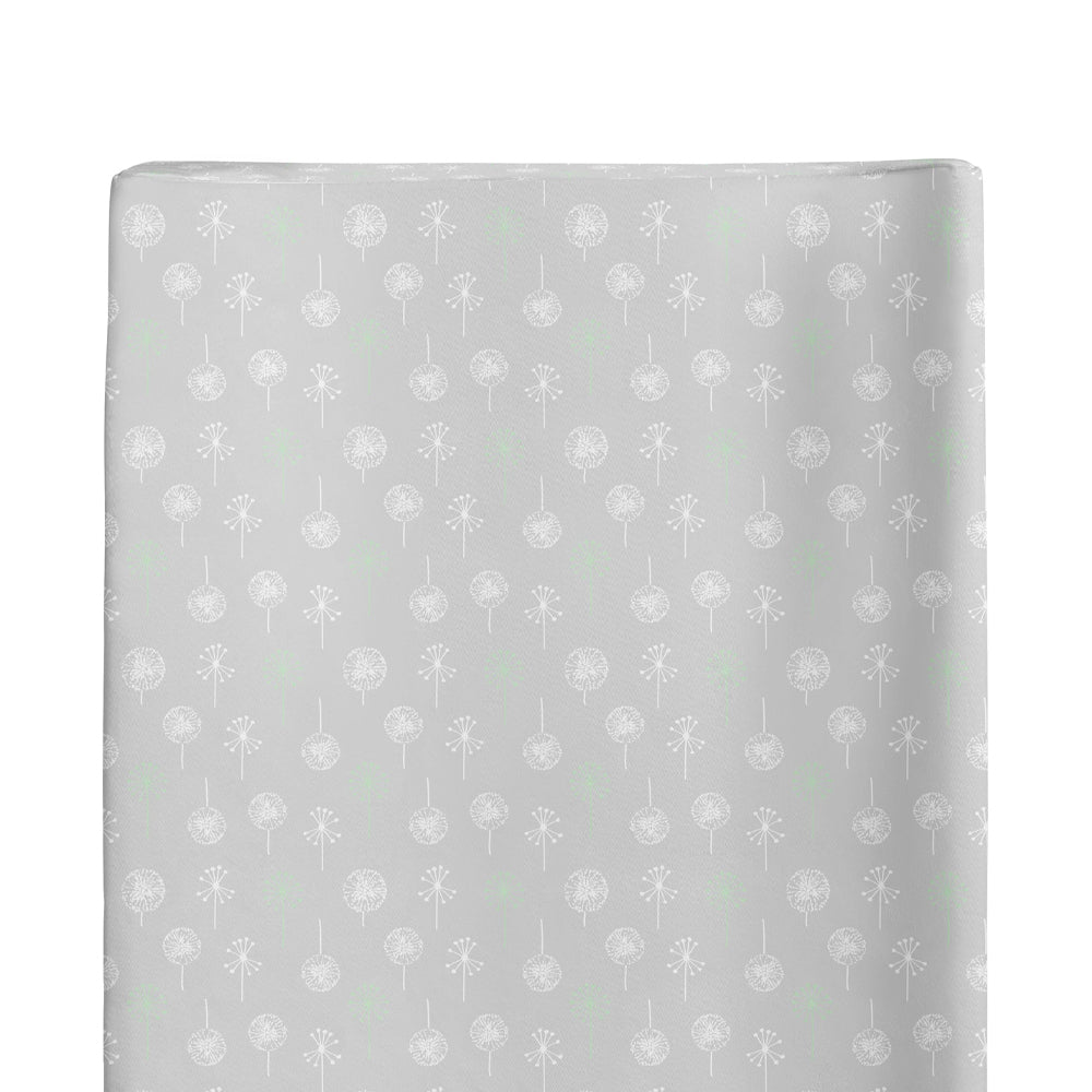 Bubba Blue Bamboo Mint Meadow Jersey Change Mat Cover