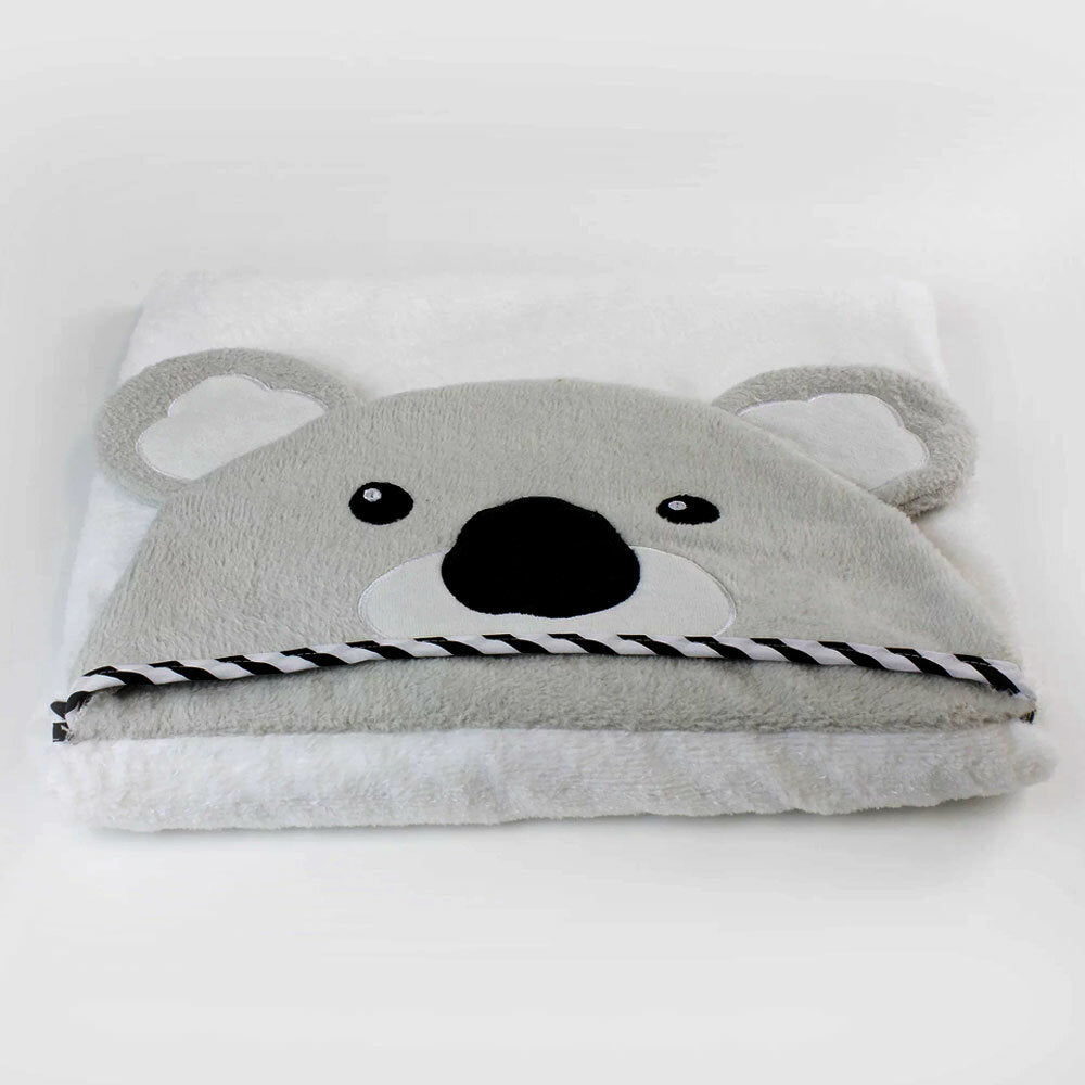 Bubba Blue Aussie Animals Koala Novelty Hooded Bath Towel