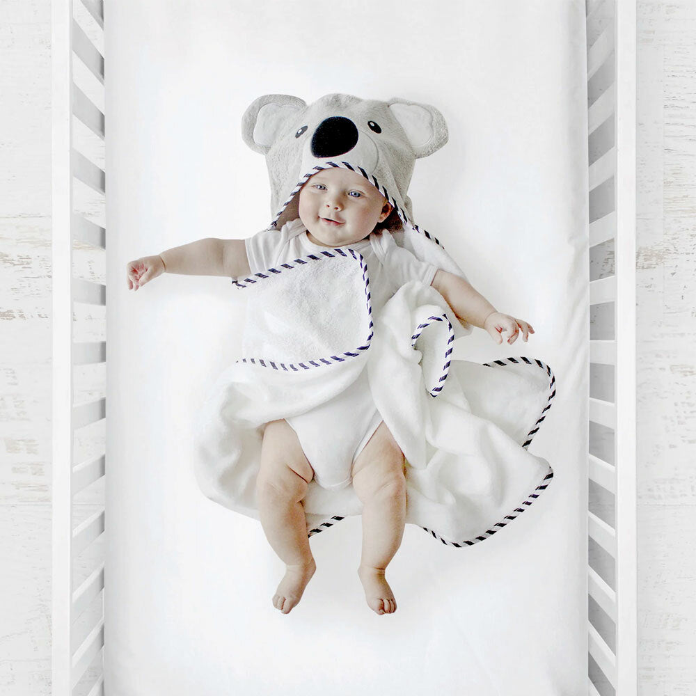Bubba Blue Aussie Animals Koala Novelty Hooded Bath Towel