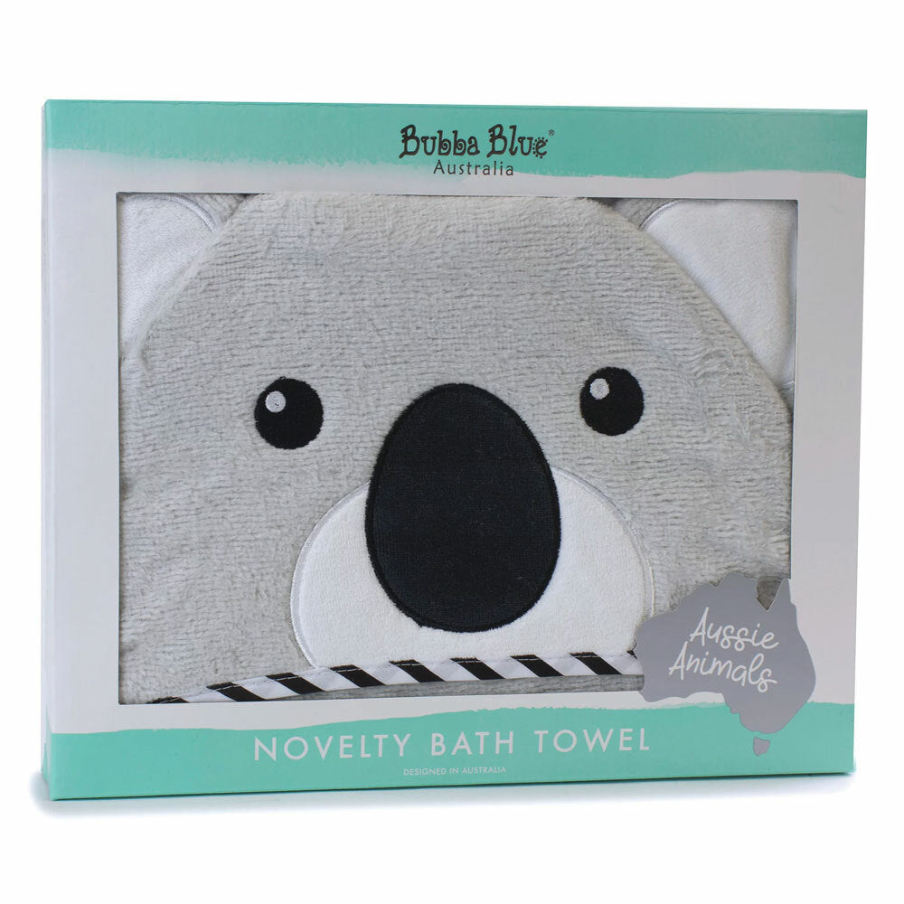 Bubba Blue Aussie Animals Koala Novelty Hooded Bath Towel