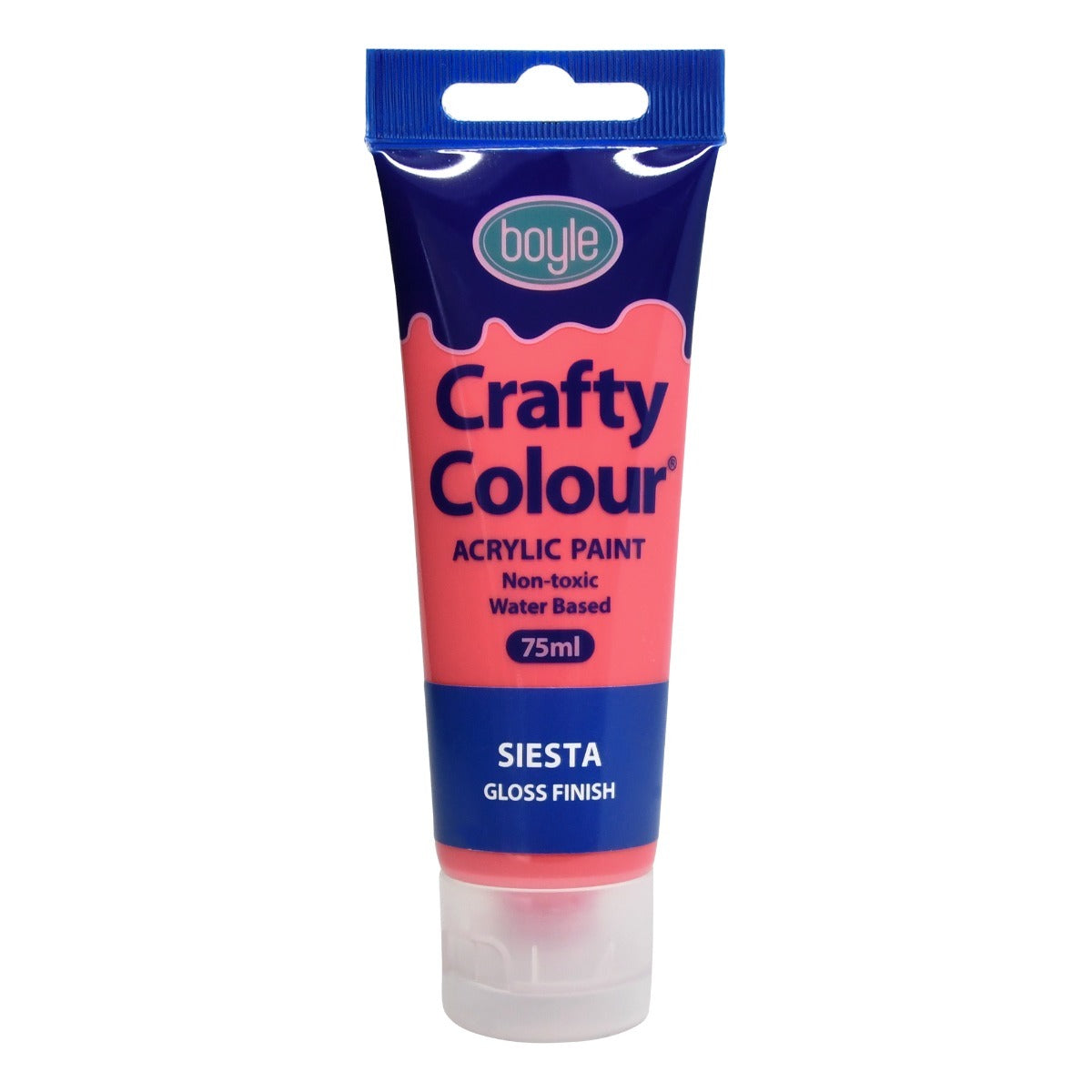 Crafty Colour Water-Based 75ml Acrylic Paint - Siesta