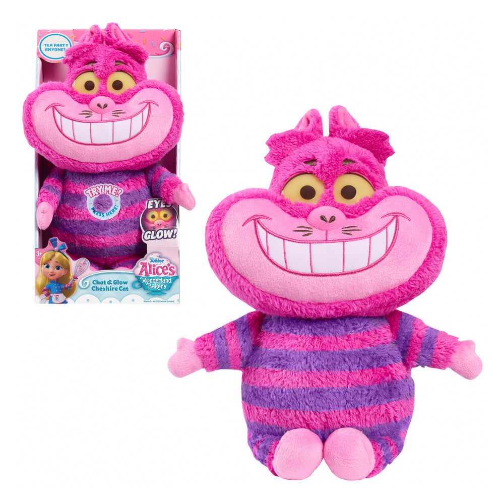 Alice’s Wonderland Bakery Chat & Glow Cheshire Cat 30cm 5+