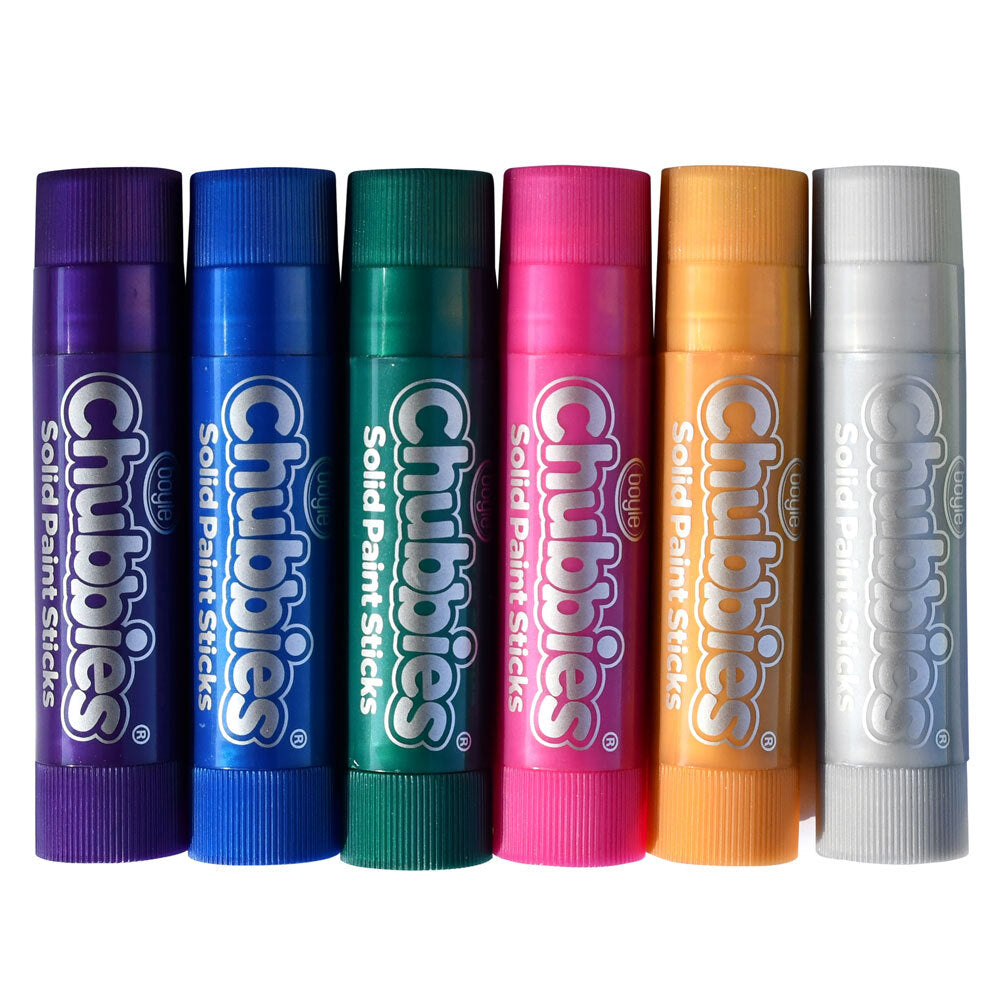 Chubbies Washable Paint Sticks - Metallic