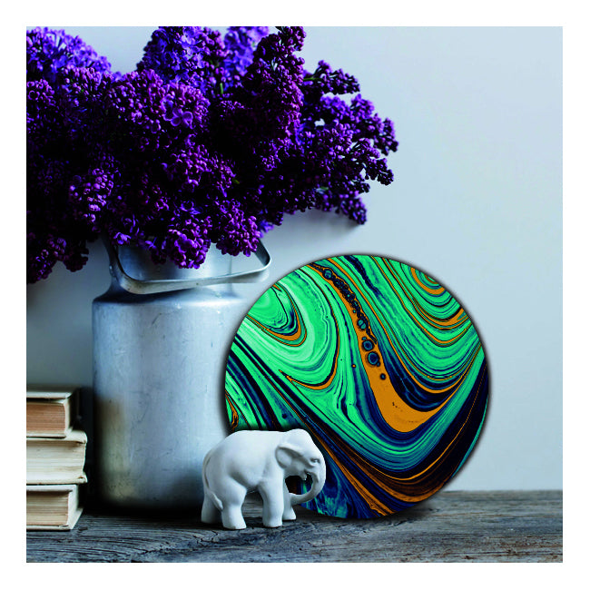 Boyle Pouring Paint Project Kit - Round Plaque with Stand