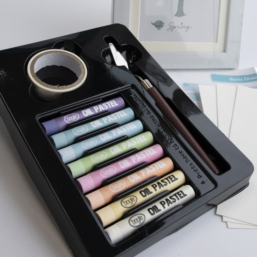 14pc Boyle Oil Pastels and Accessories Kids Art/Craft Set - Pastel 3y+