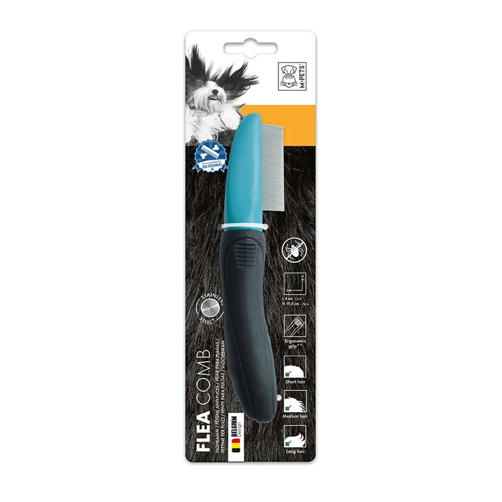 10105199-m-pets-4x19cm-flea-comb-dog-puppy-cat-pet-grooming-tool
