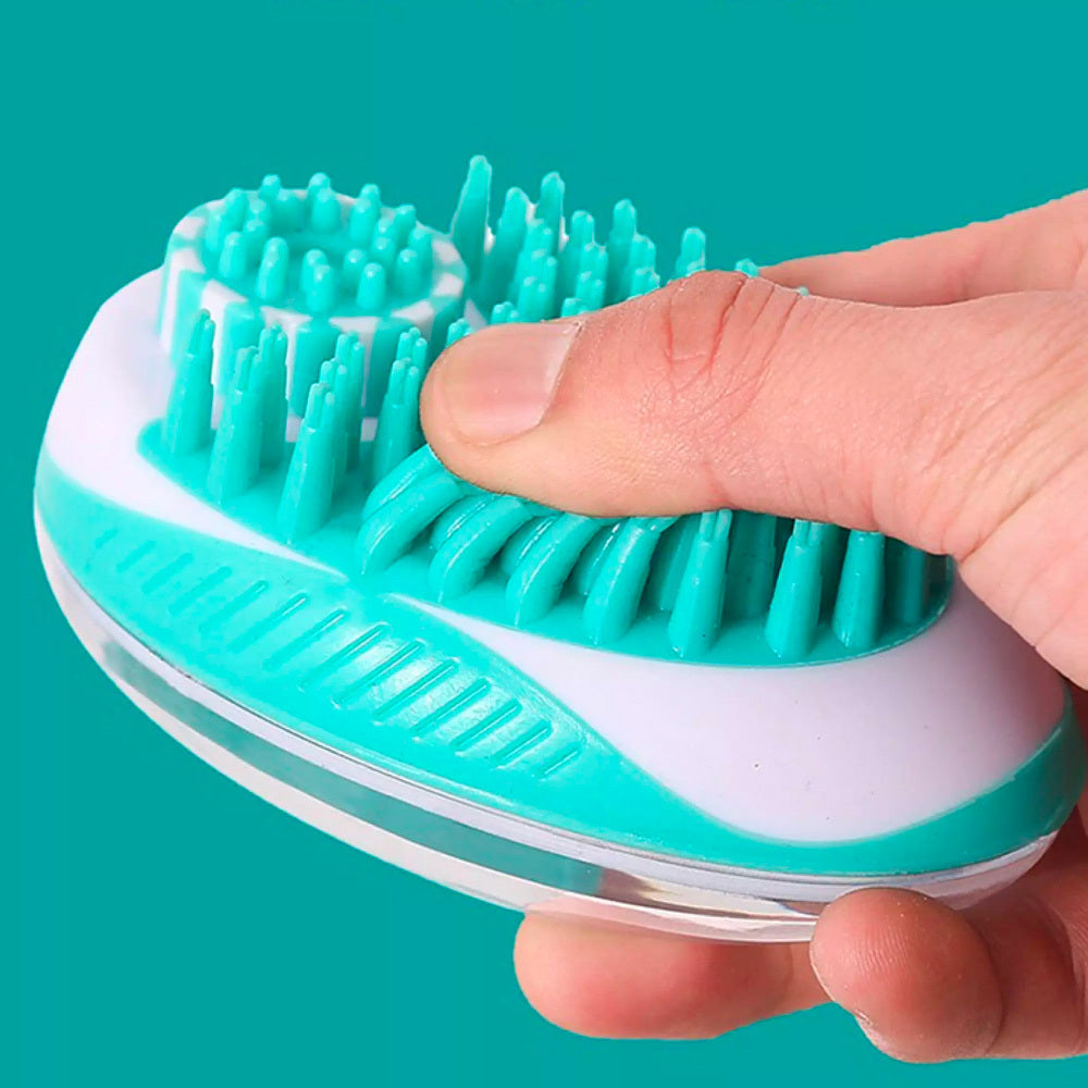 10112499-m-pets-rubeaz-2-in-1-soap-dispenser-massage-brush-green