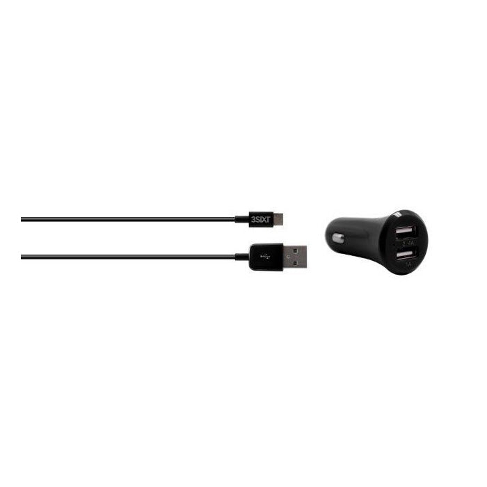 82578-3sixt-xdual-usb-car-charger-3-4a-micro-usb-black