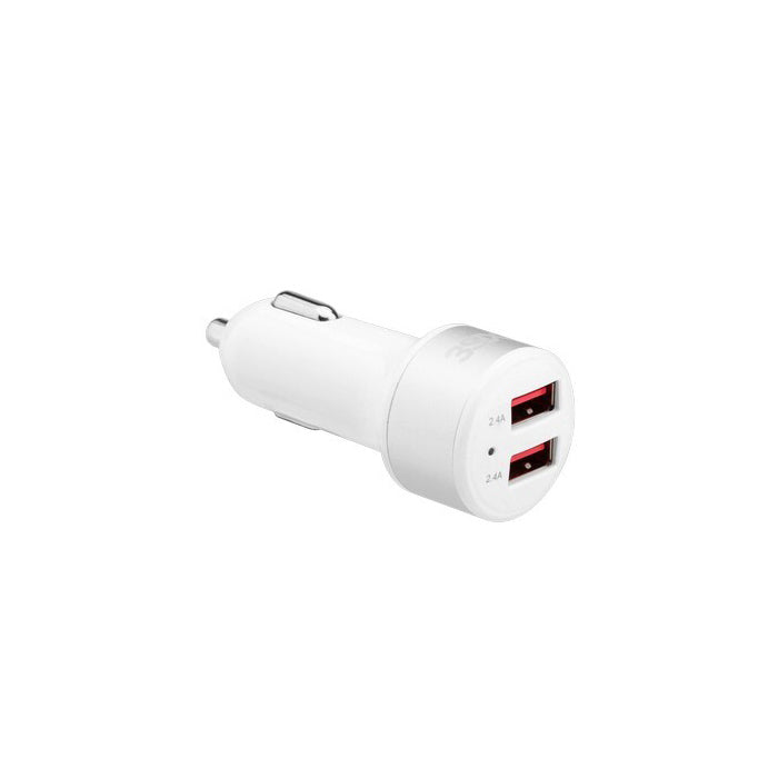 3s-1026-3sixt-dual-usb-a-port-4-8a-car-charger-adapter-white