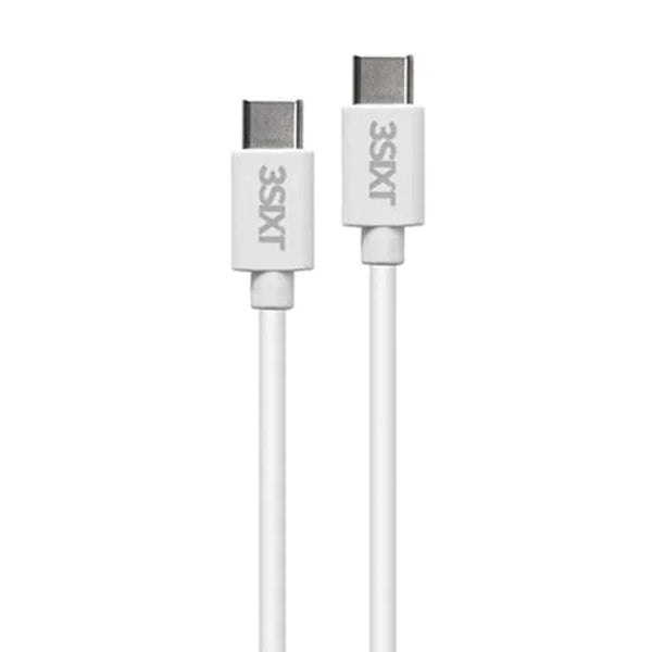 3s-1214-3sixt-usb-c-to-type-c-1m-data-sync-male-cable-cord-v2-0-white