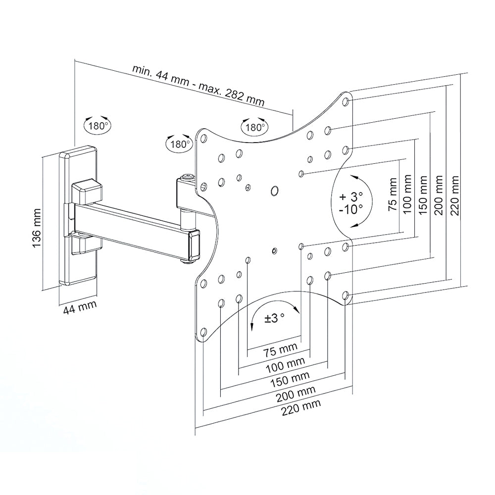 49714-goobay-full-motion-tv-wall-mount-small-for-23-42-televisions