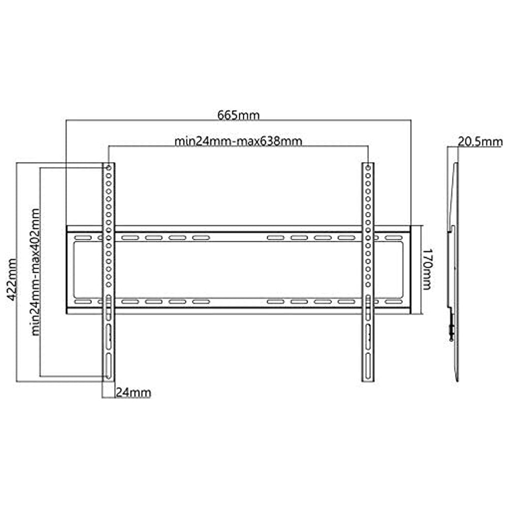 49732-goobay-fixed-television-tv-wall-mount-vesa-600x400mm-37-70-35kg