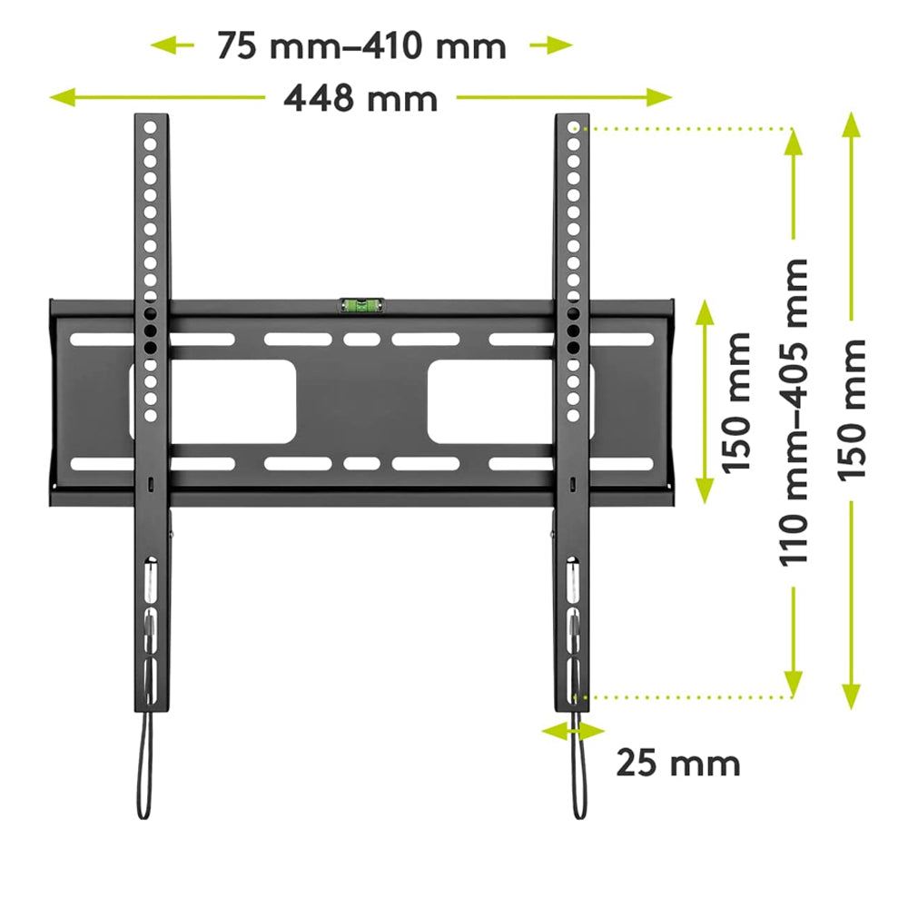 49890-goobay-fixed-wall-50kg-tv-wall-mount-32-55-led-lcd-plasma-black