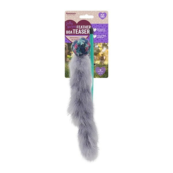 11530n-rosewood-46cm-catnip-filled-feather-boa-cat-kitten-pet-teaser-toy-asst