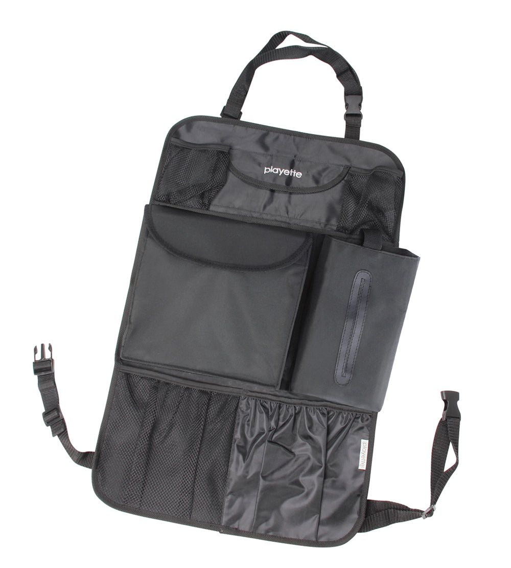 1354202-playette-car-back-seat-storage-organiser-removable-compartment-black