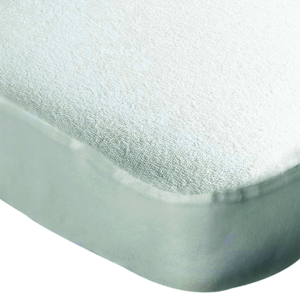 1394190-playette-terry-towelling-105cm-soft-mattress-protector-white