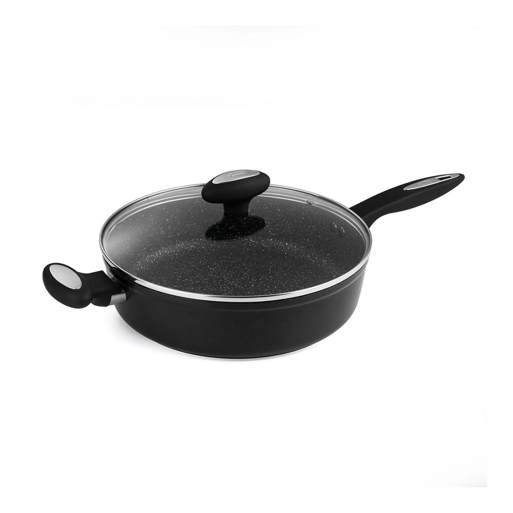 14706-zyliss-ultimate-forged-28cm-non-stick-saute-pan-w-lid-cover-black