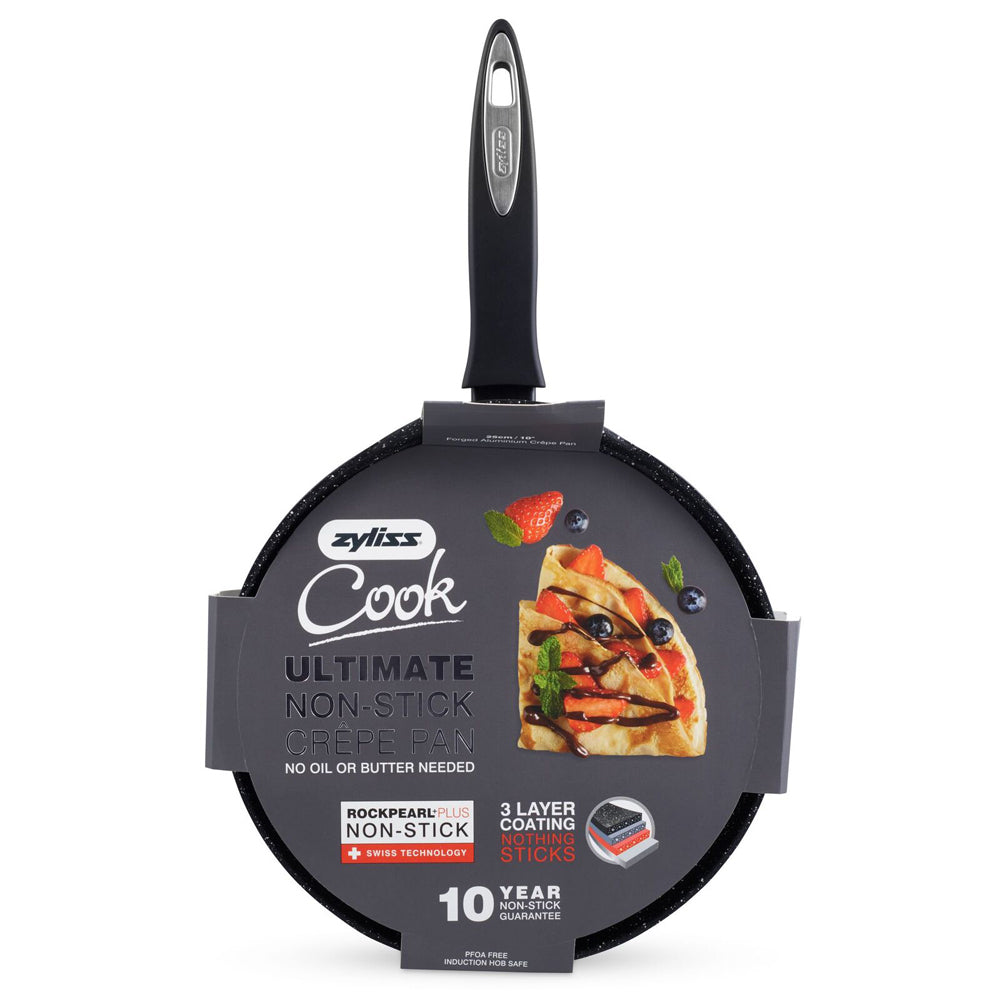 14708-zyliss-ultimate-forged-aluminium-non-stick-25cm-round-crepe-pan-black