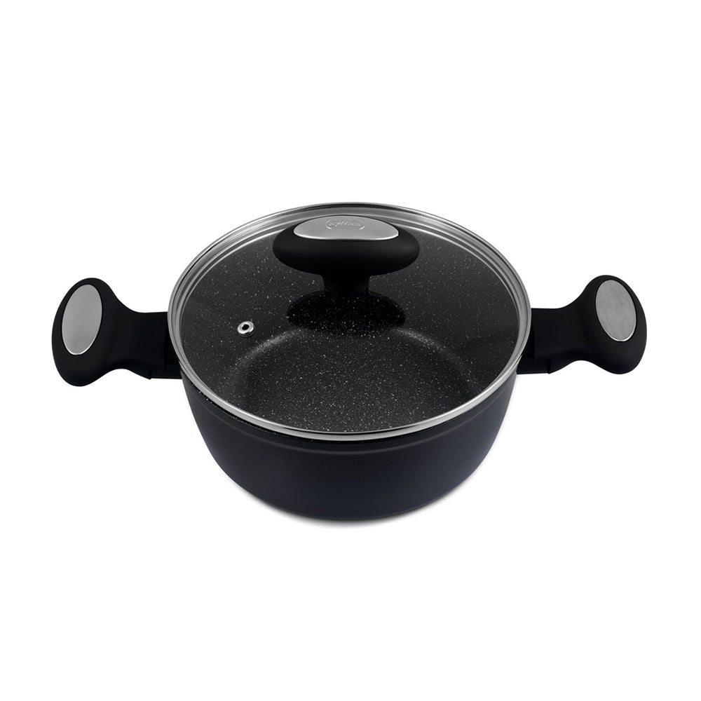 14714-zyliss-ultimate-forged-20cm-2l-non-stick-stock-pot-w-lid-cover-black
