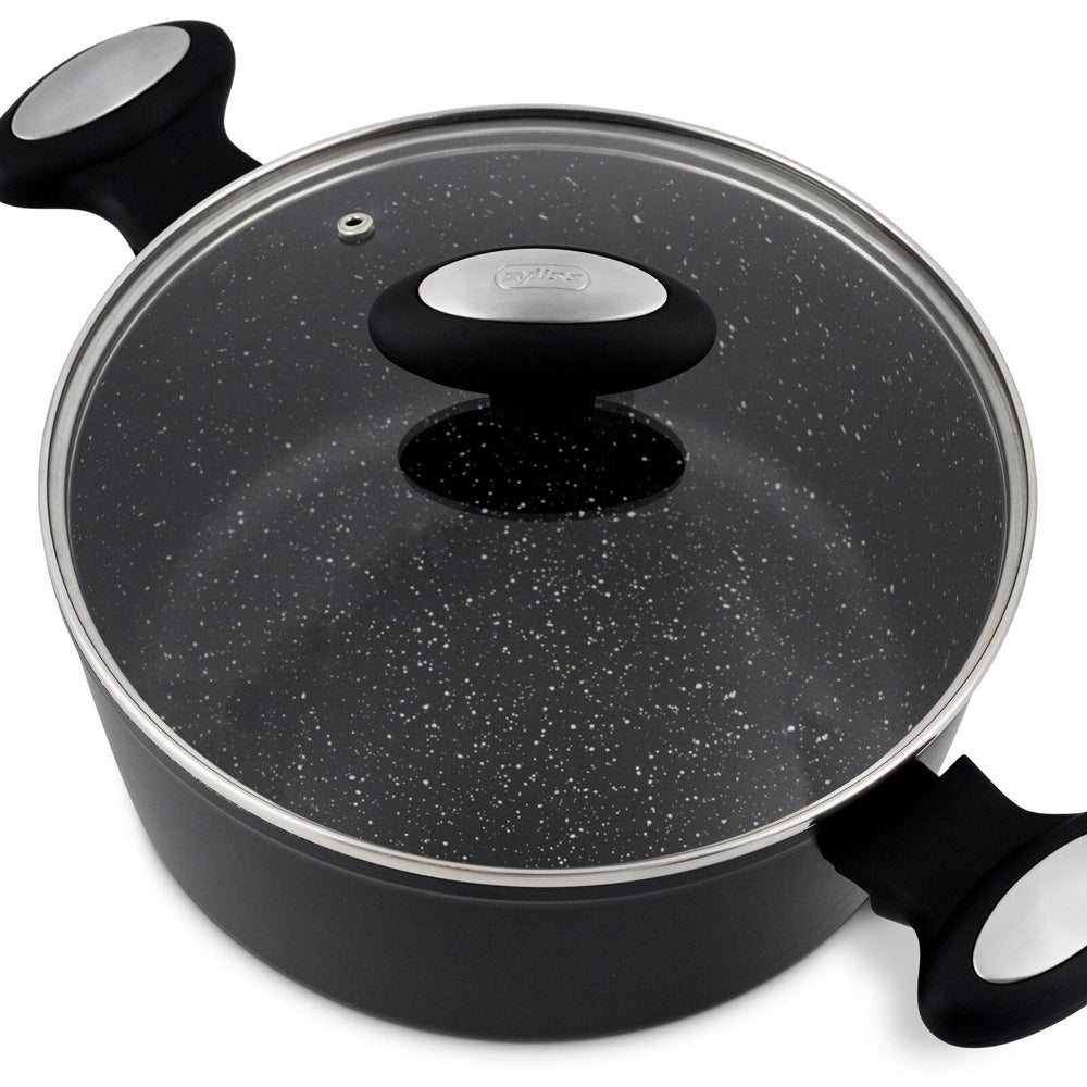 14714-zyliss-ultimate-forged-20cm-2l-non-stick-stock-pot-w-lid-cover-black