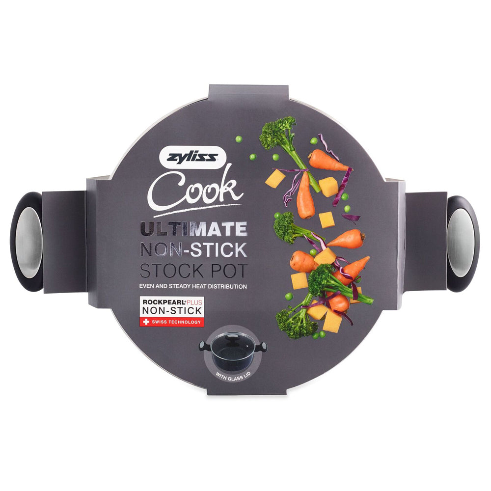 14716-zyliss-ultimate-forged-24cm-4l-non-stick-stock-pot-w-lid-cover-black