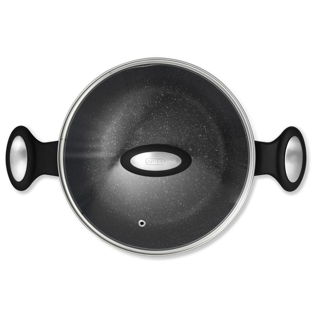 14716-zyliss-ultimate-forged-24cm-4l-non-stick-stock-pot-w-lid-cover-black