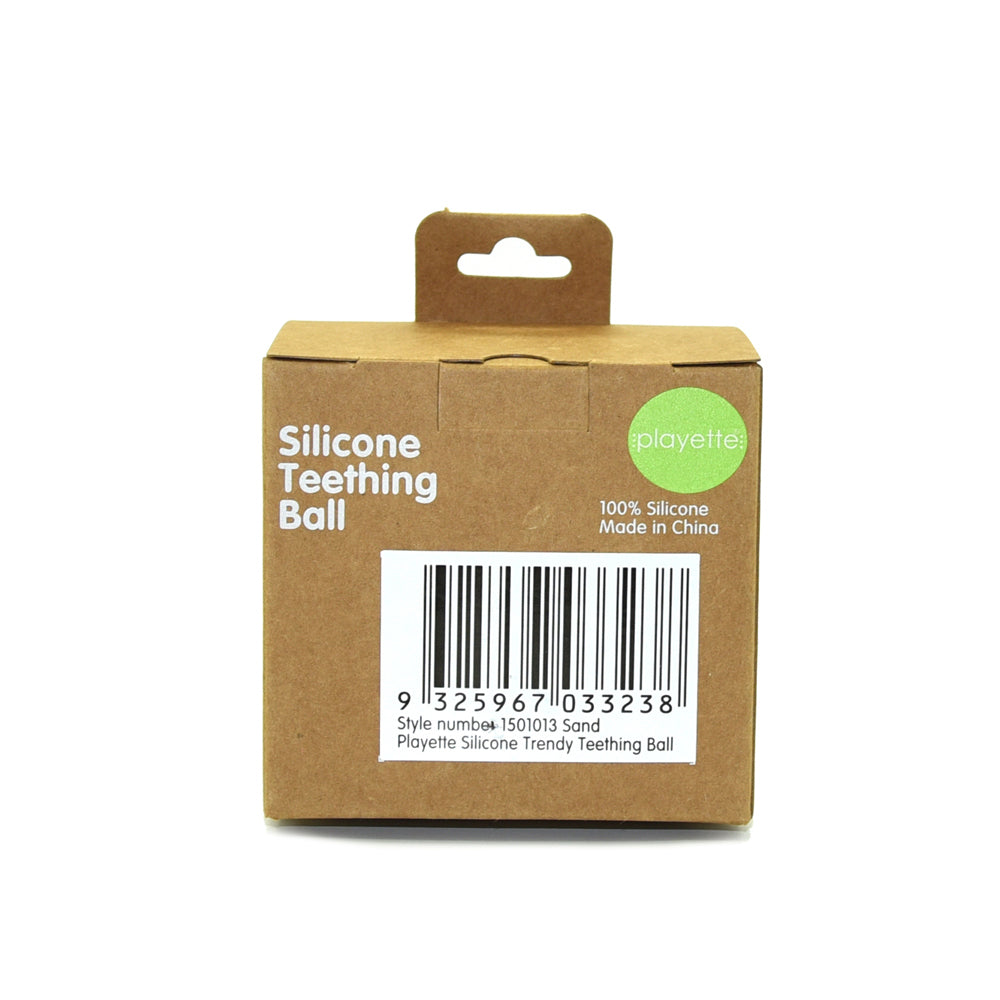 1501013-playette-silicone-trendy-baby-infant-teething-ball-sand-4m