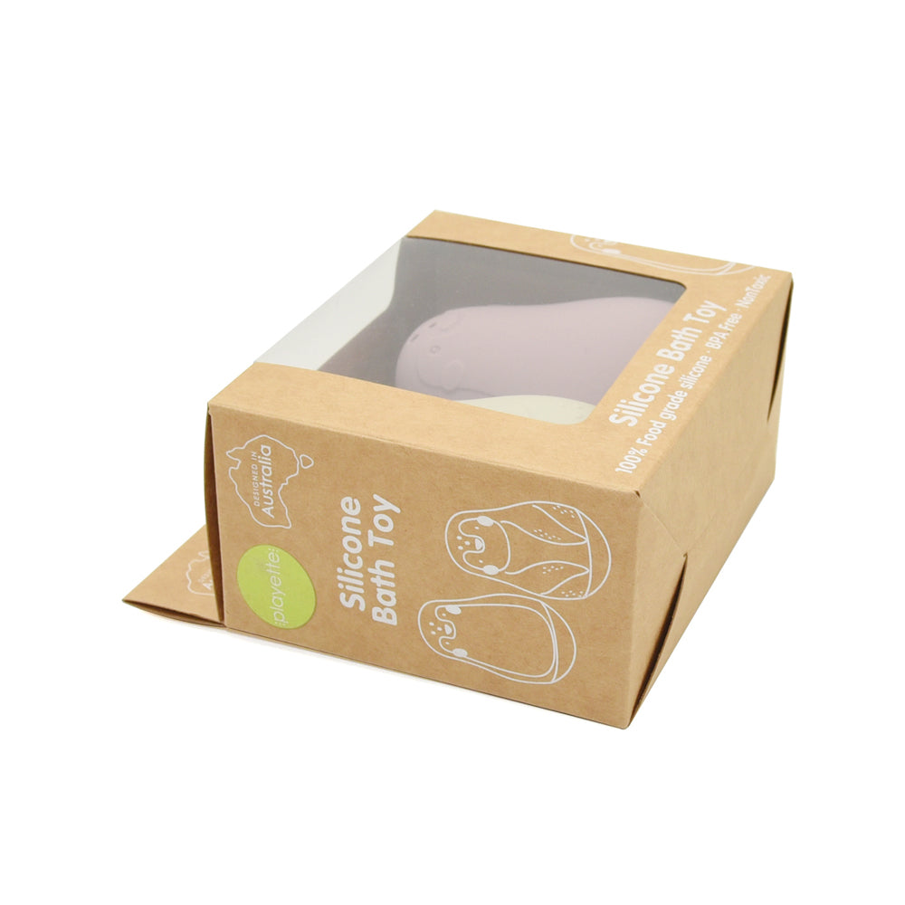 1501018-2pc-playette-silicone-penguin-tumbler-baby-bath-toys-rose-sand-4m