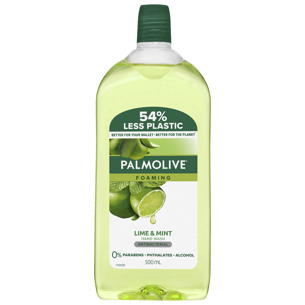 1507397-palmolive-500ml-foaming-hand-wash-antibacterial-refill-lime-mint