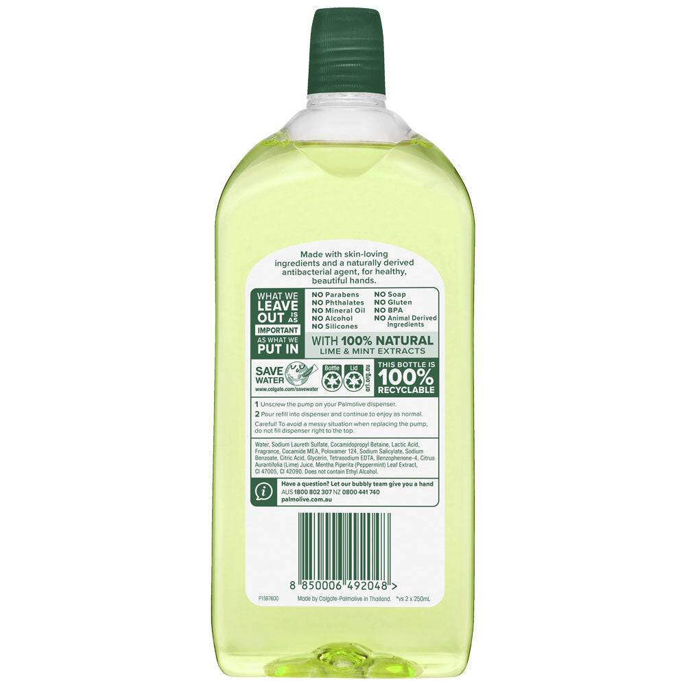 1507397-palmolive-500ml-foaming-hand-wash-antibacterial-refill-lime-mint