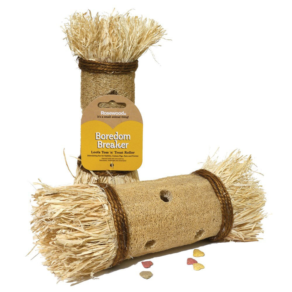 19705-rosewood-loofa-toss-n-treat-rabbit-guinea-pig-pet-roller-activity-toy-natural