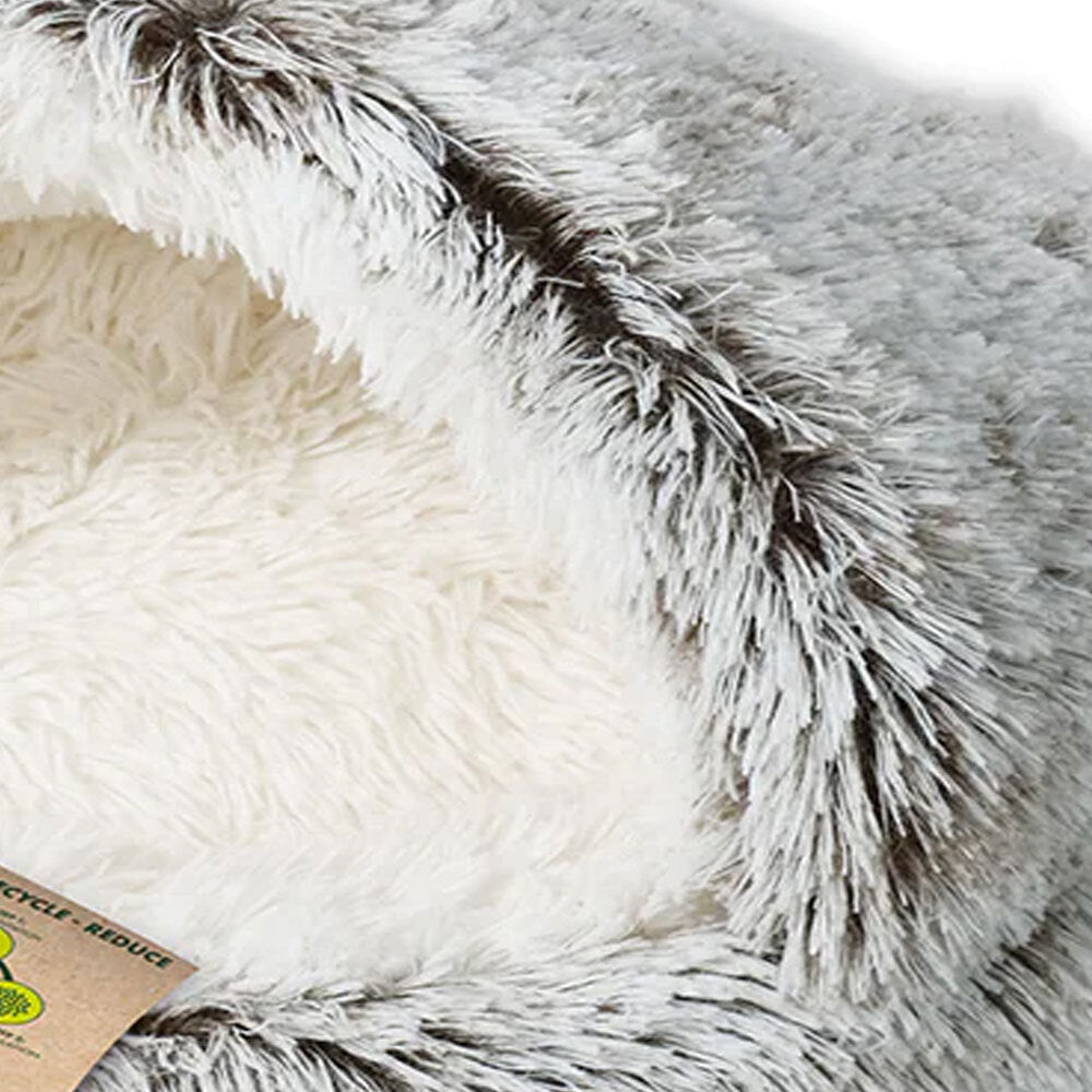 20303299-m-pets-snugo-eco-pet-cat-sleeping-bed-50x30cm-grey