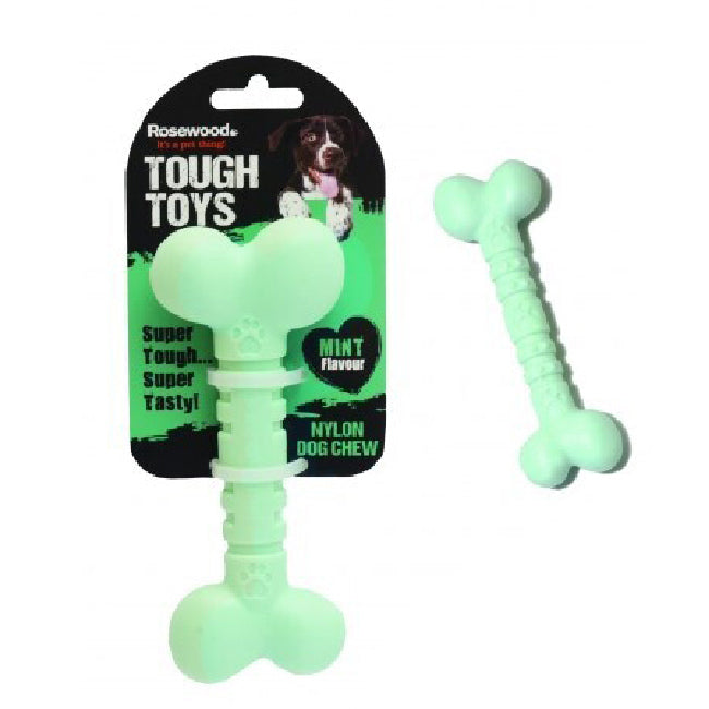 20466-rosewood-tough-toys-nylon-bone-dog-pet-chew-play-toy-large-mint-assorted