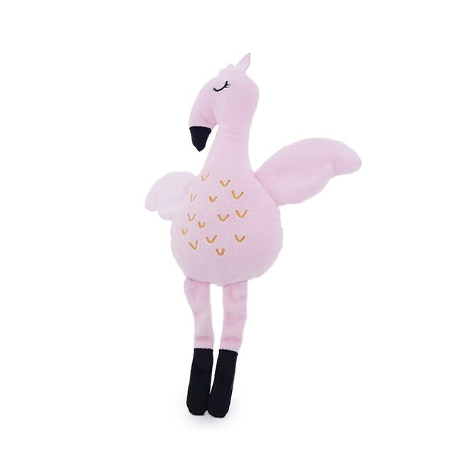 20571-rosewood-32x23cm-eco-friendly-flamingo-plush-pet-dog-chew-interactive-toy-pink