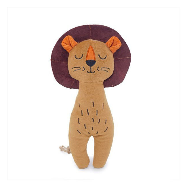 20573-rosewood-31x16cm-eco-friendly-lion-pet-dog-chew-interactive-fun-play-toy-brown