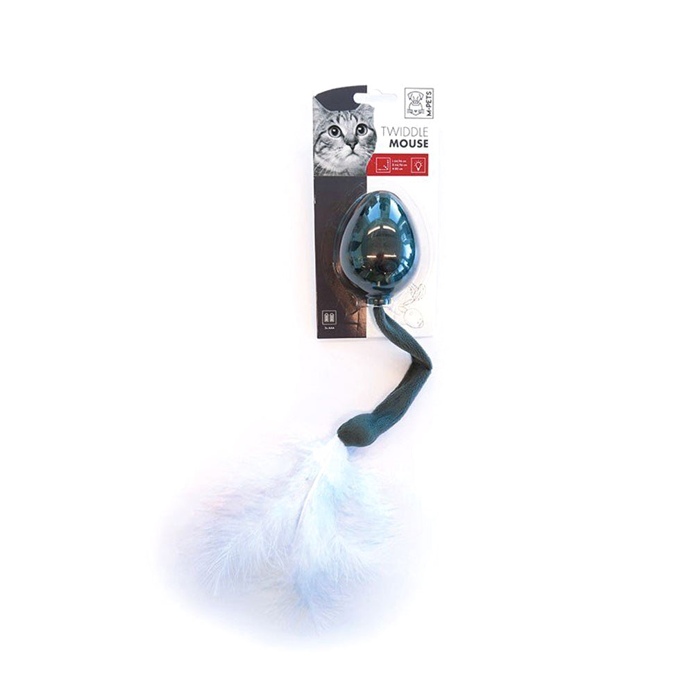 20600013-m-pets-8x6cm-twiddle-mouse-cat-kitten-pet-toy-grey